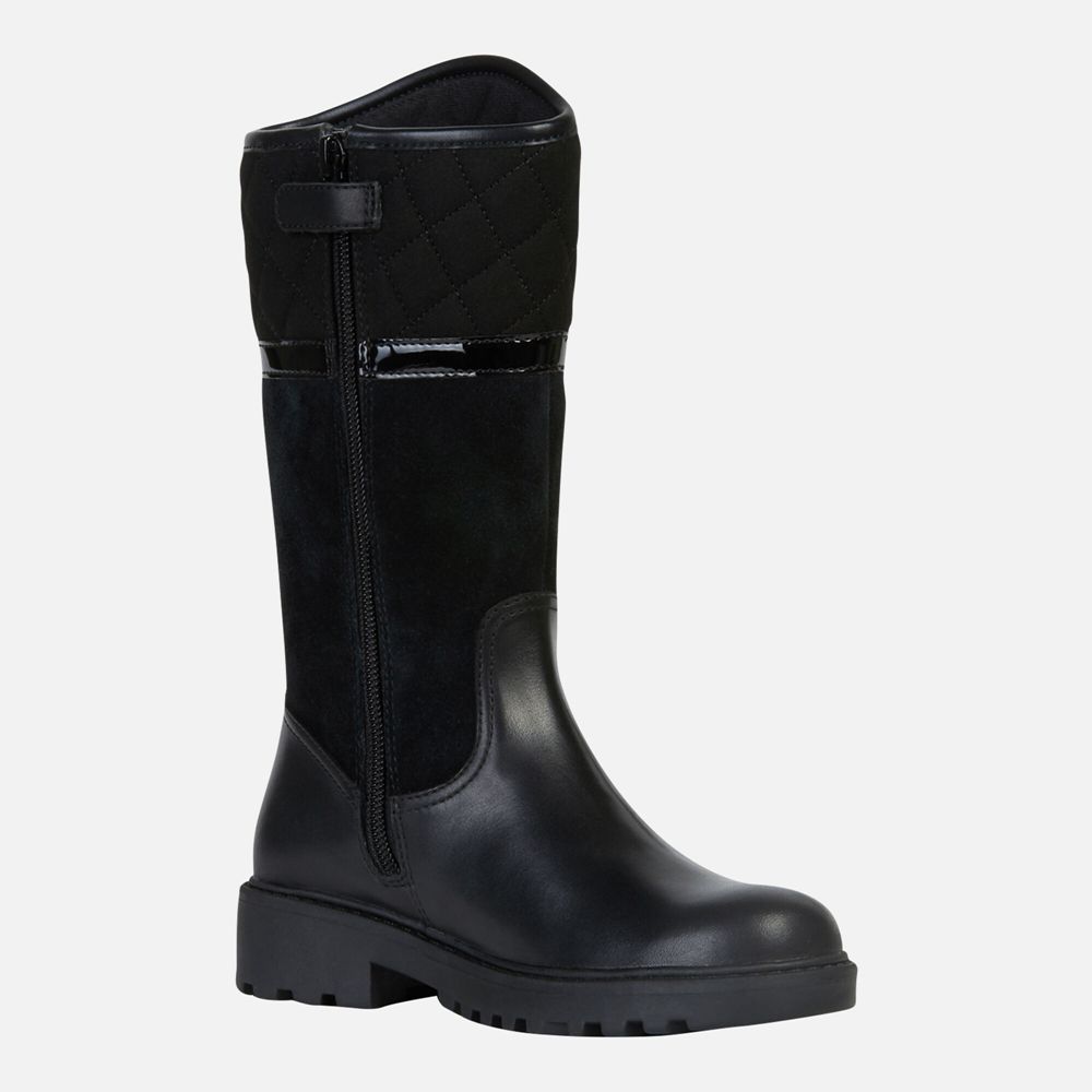 Geox Kiz Çocuk Bot Siyah - Casey - GNK-068934